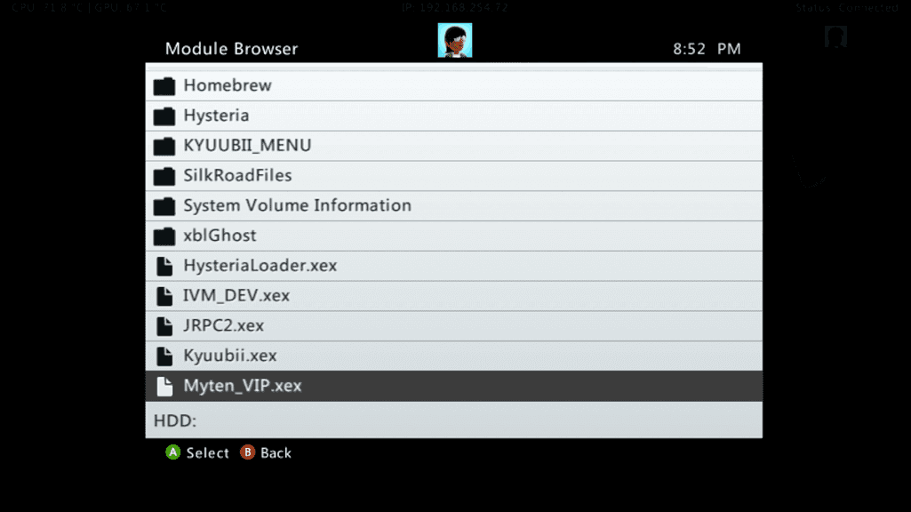 Module browser